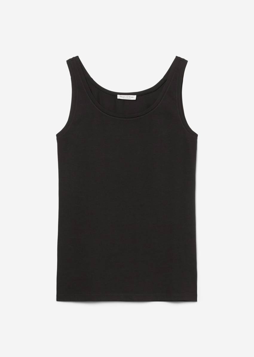 Tank top slim made from stretch single jersey