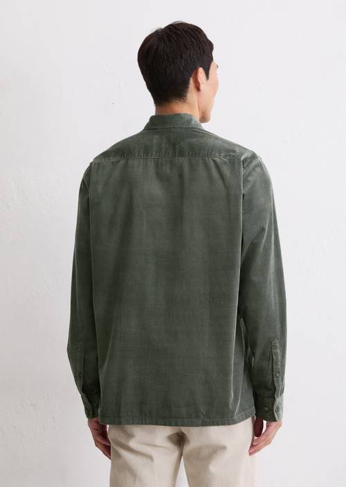 Corduroy shirt regular made from pure organic cotton