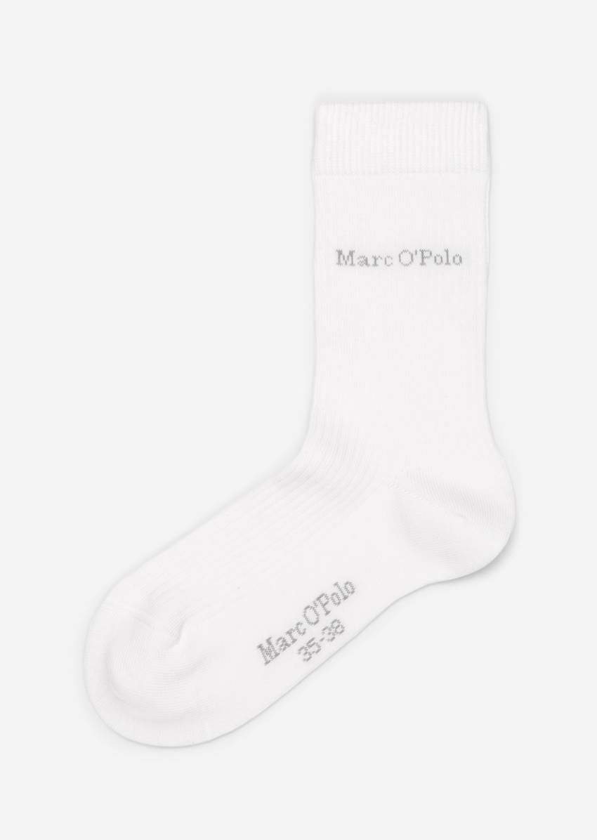 Sporty ribbed socks Pack of two