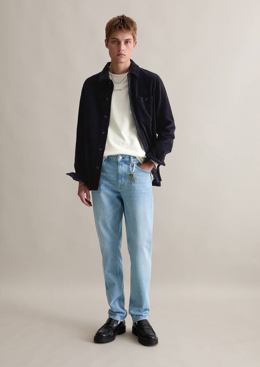 DfC jersey shirt relaxed made from soft terrycloth corduroy