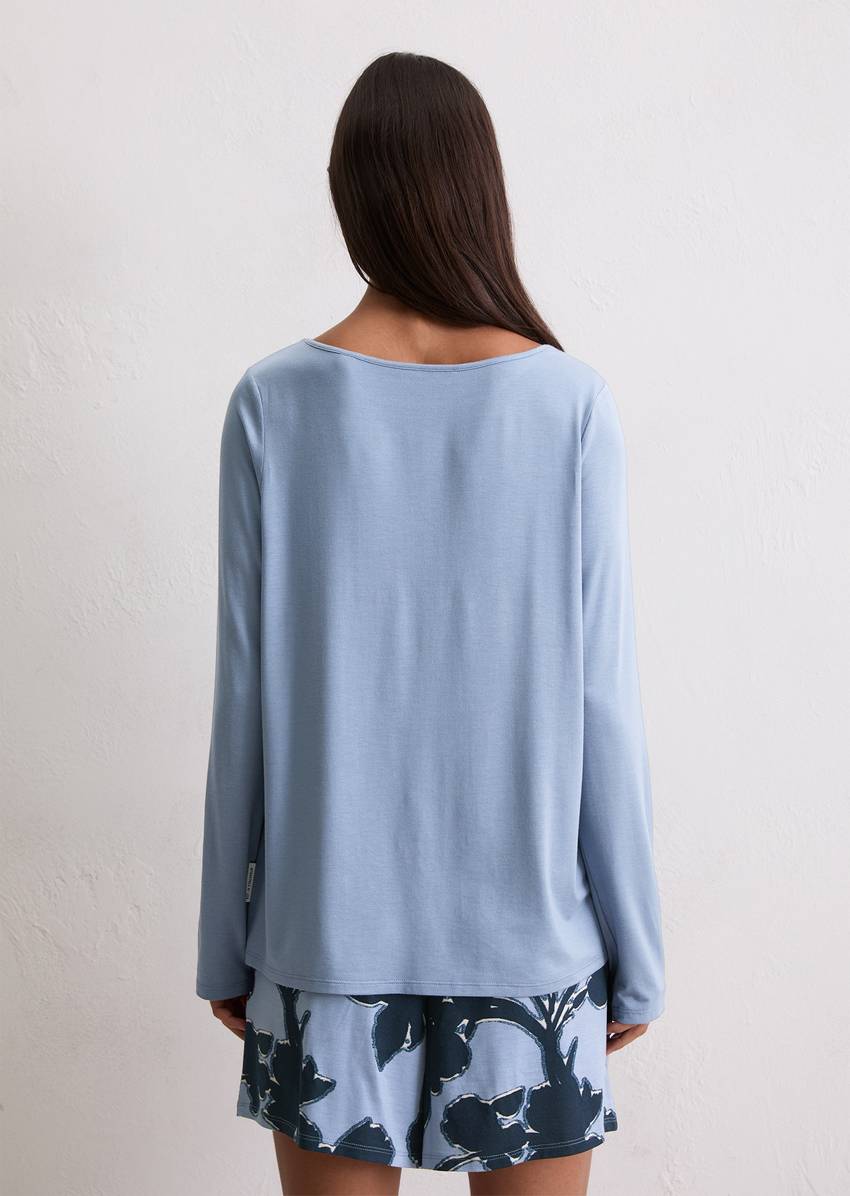 Lounge longsleeve made from soft TENCEL™ modal