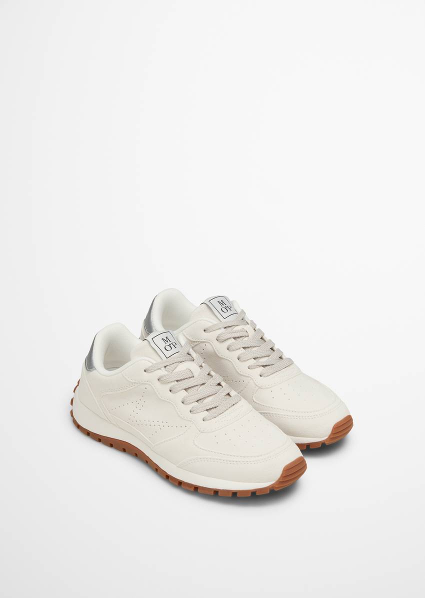 Sneaker made from soft suede