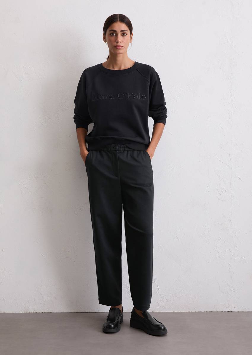 Logo sweatshirt relaxed made from organic cotton