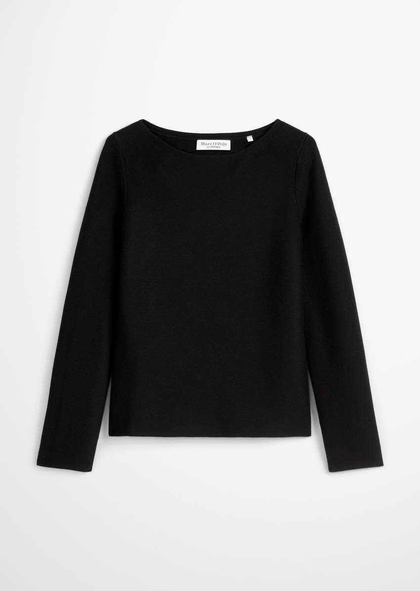 Sweater slim made from organic cotton