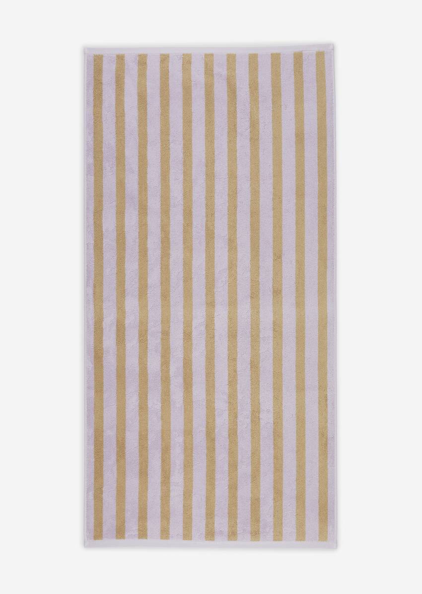 Towel model Heritage with jacquard stripe pattern