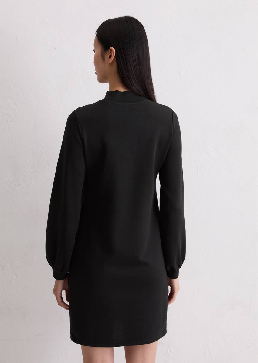 Relaxed jersey dress made from interlock quality