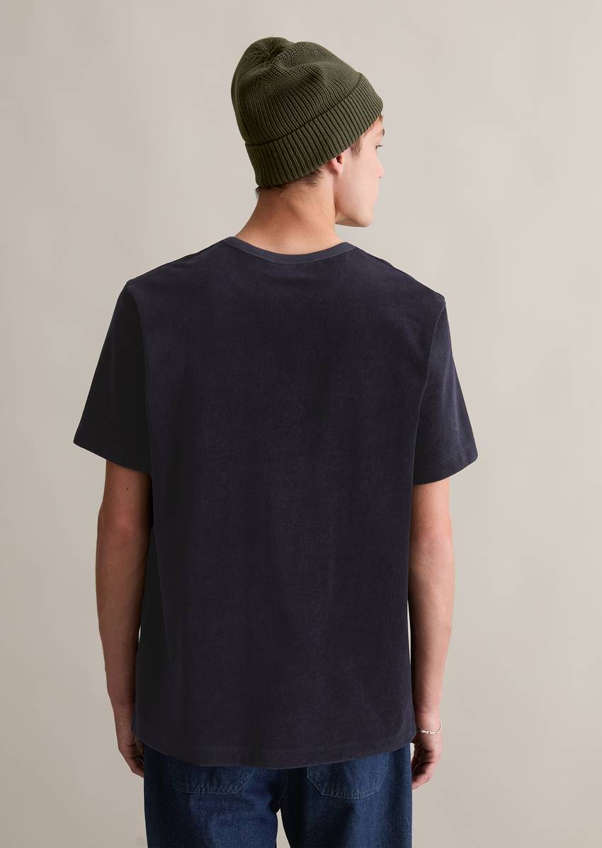 DfC T-Shirt relaxed made from soft terrycloth corduroy