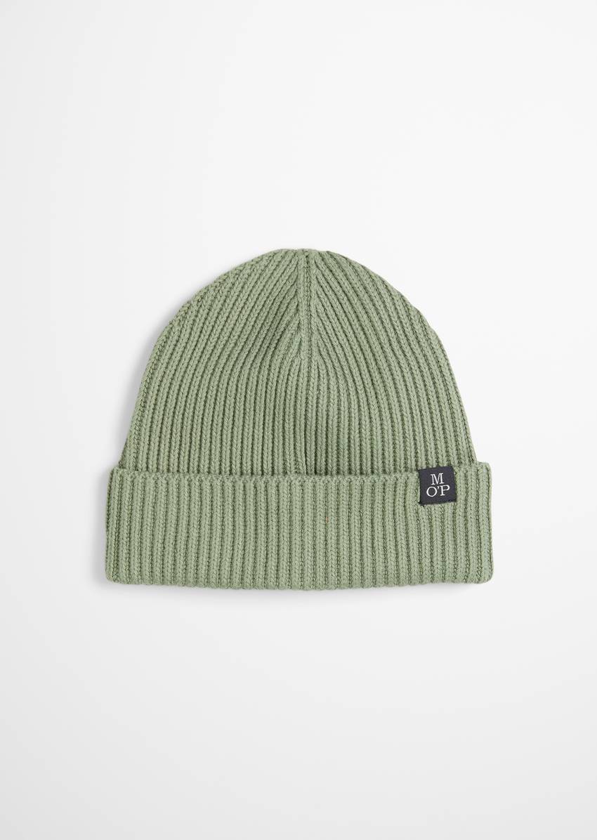 KIDS-BOYS knitted hat made from a stretchy organic cotton blend