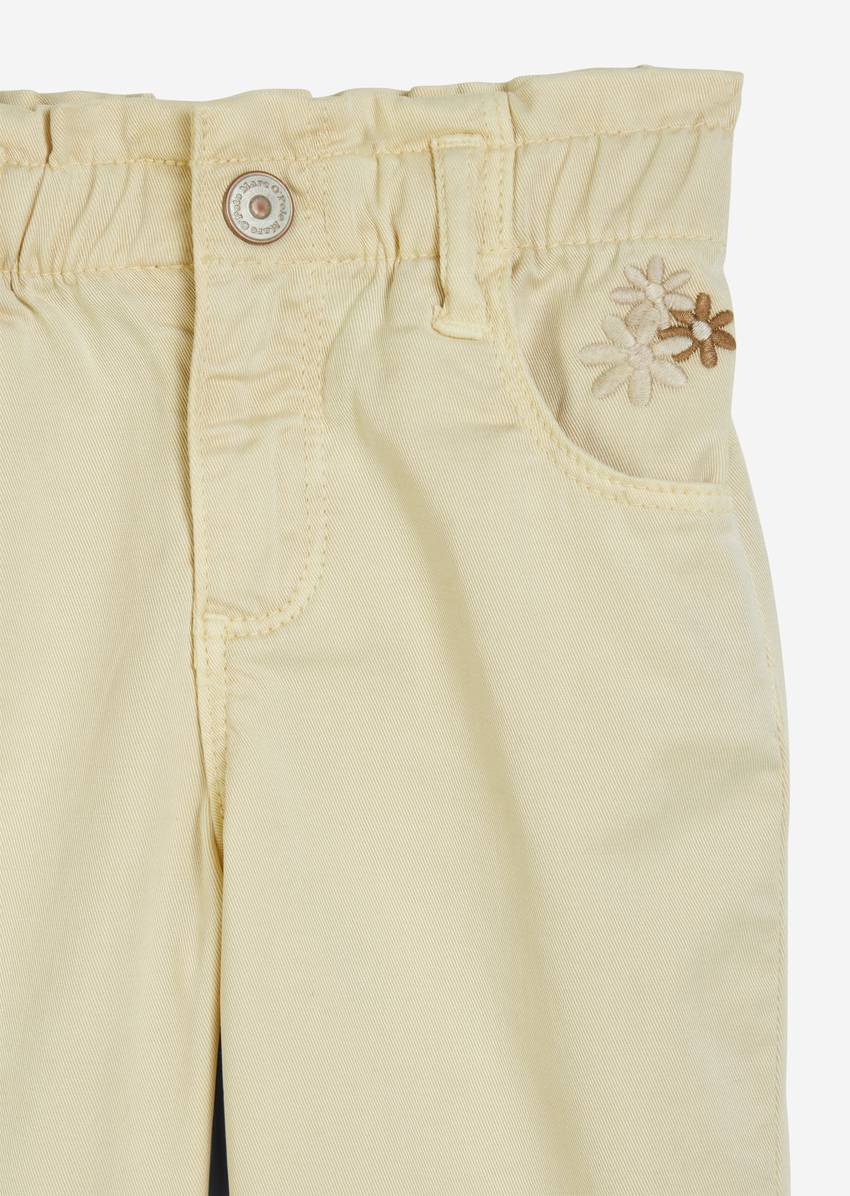 KIDS-GIRLS Jeans with embroidered flowers