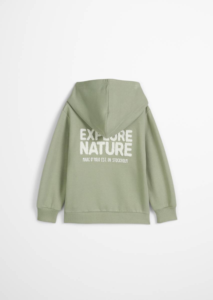 KIDS-BOYS Hoodie made from pure organic cotton
