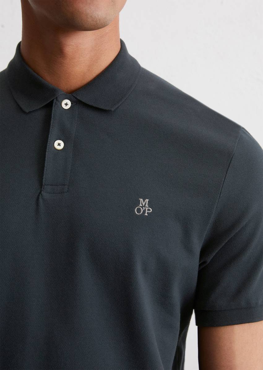 Piqué regular polo shirt Made of pure organic cotton