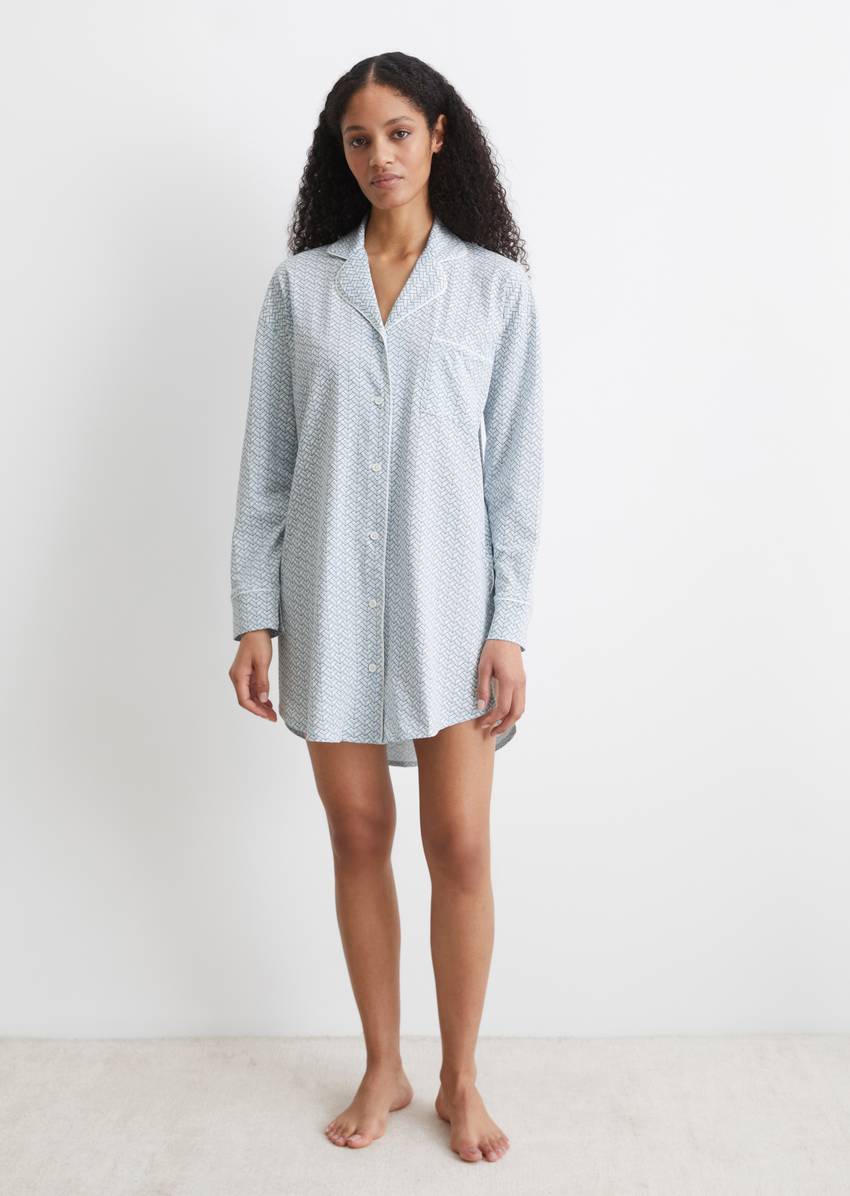 Lounge dress made from soft organic cotton jersey