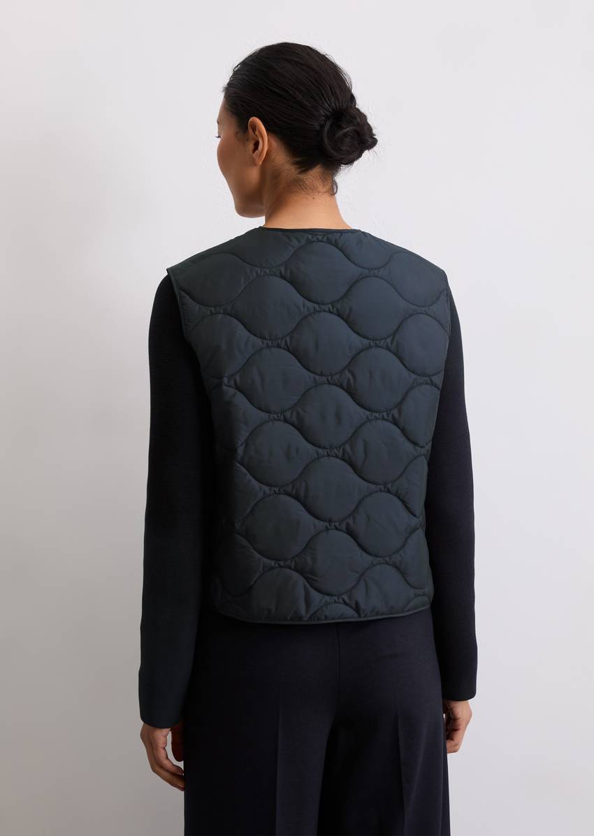 MOP x Function quilted vest made from recycled polyester