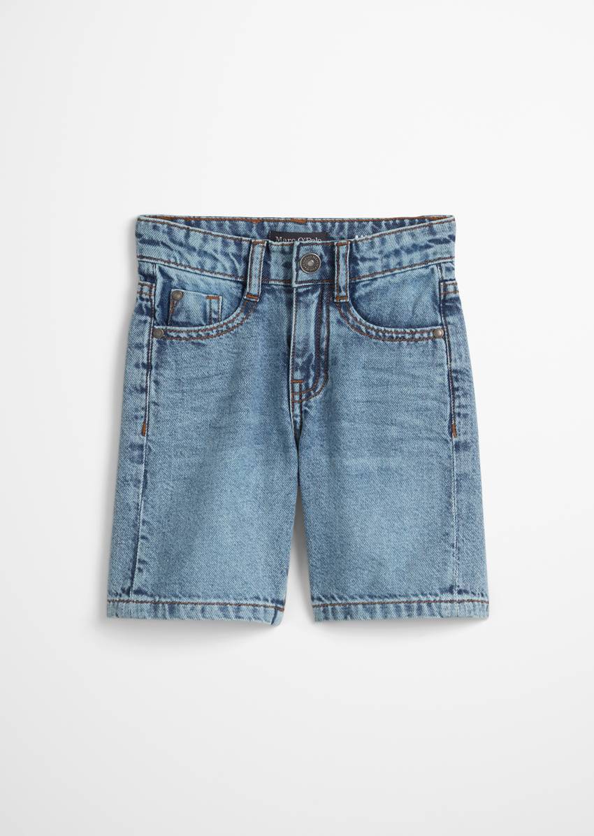 KIDS-BOYS denim shorts made from pure organic cotton