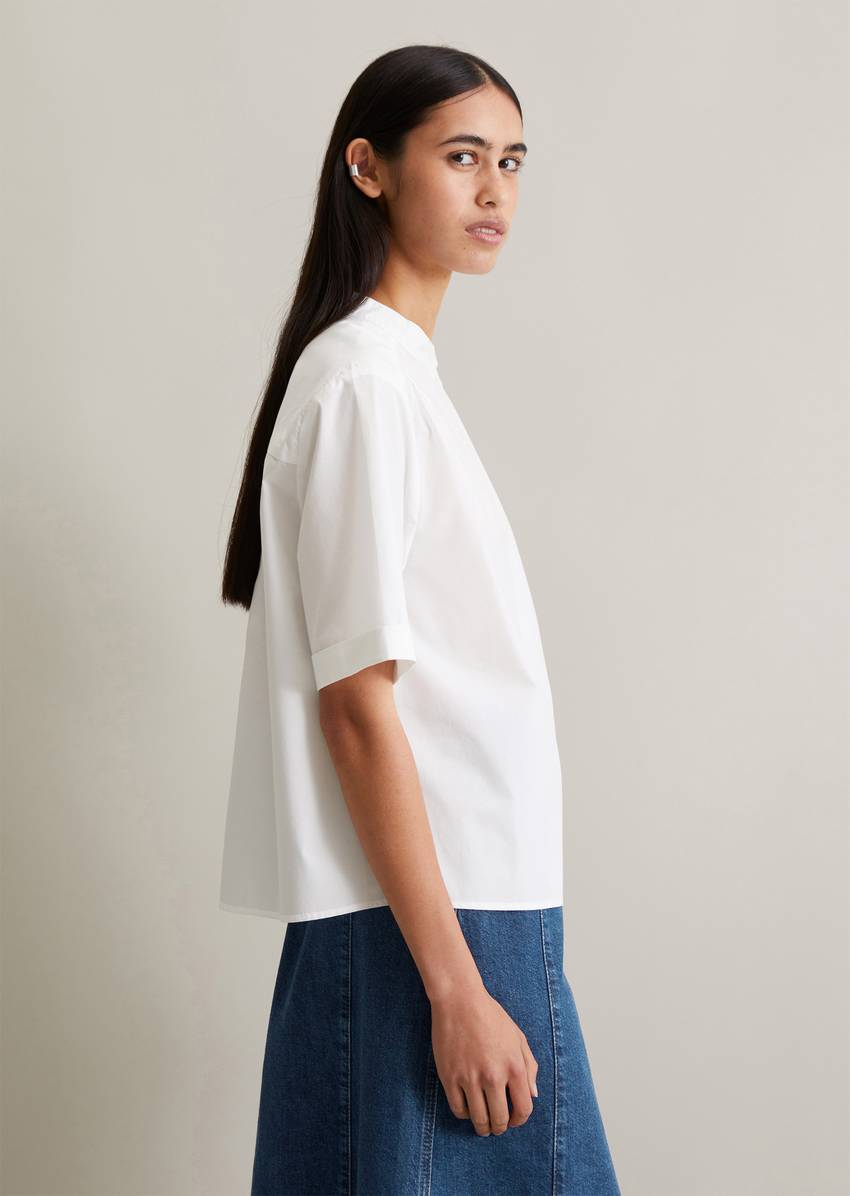 Regular blouse made from Papertouch Poplin