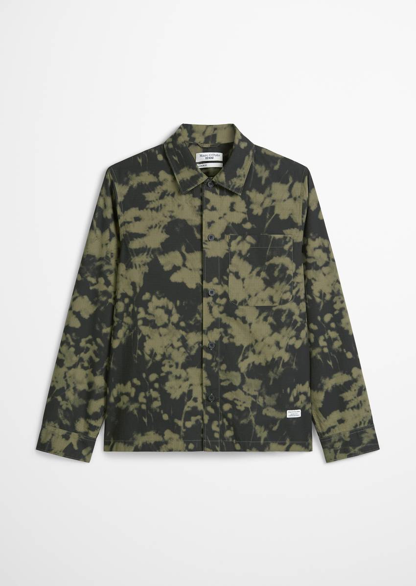 Overshirt made from a robust organic cotton blend