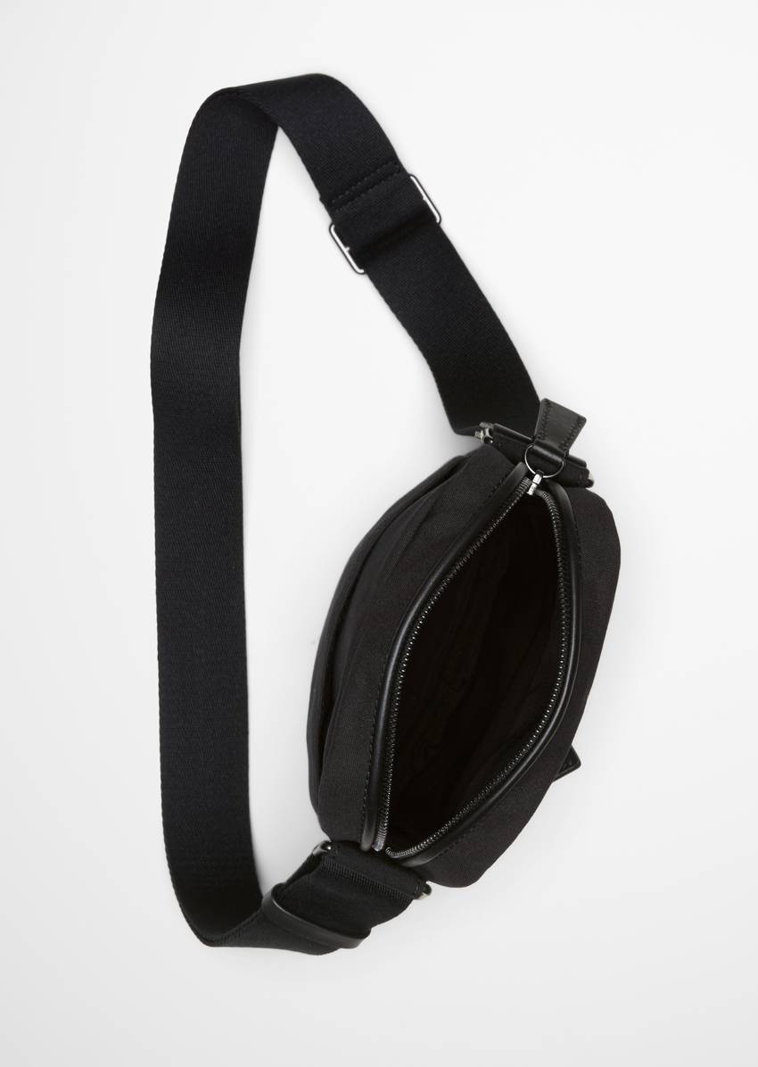 Crossbody bag small made from recycled polyester