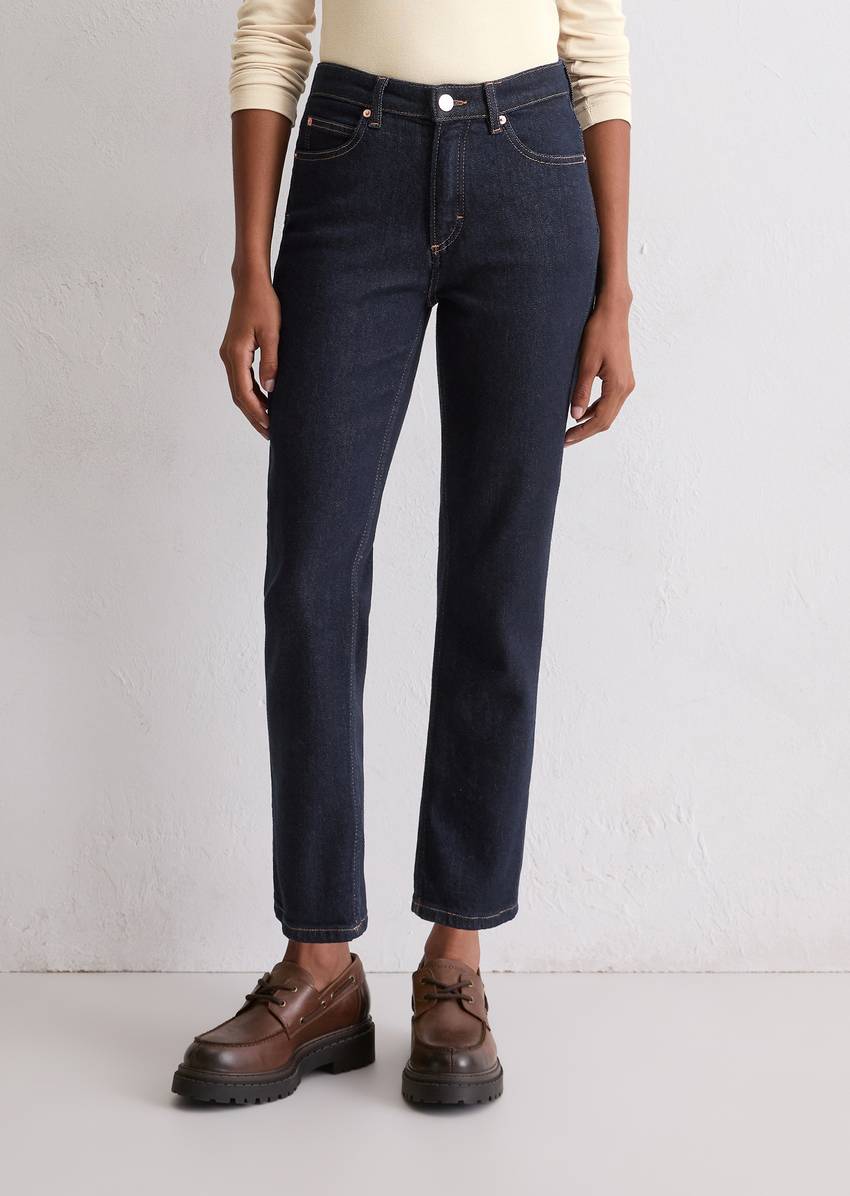 Jeans model Linde straight cropped made from cotton-lyocell stretch