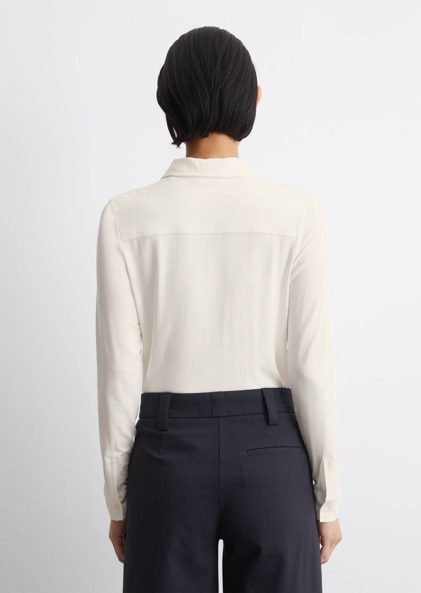 Regular jersey blouse from LENZING™ ECOVERO™