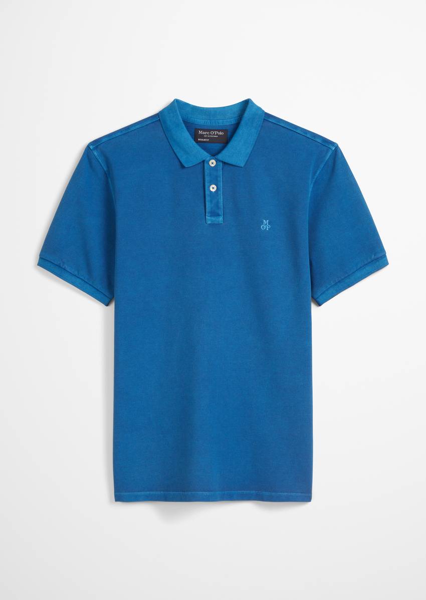 Piqué regular polo shirt made from organic cotton