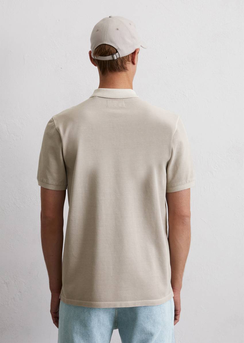 Piqué regular polo shirt made from organic cotton