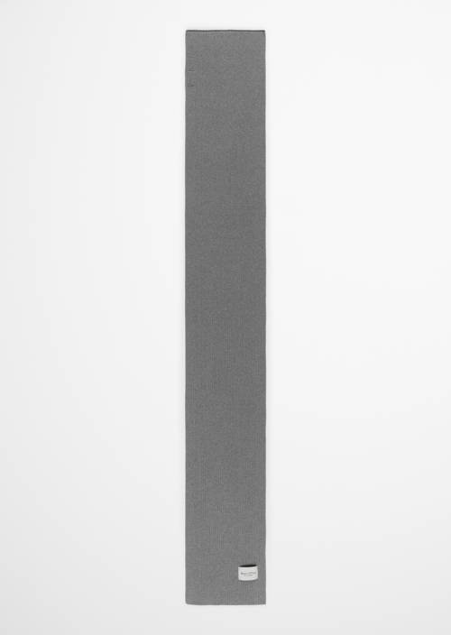 Knitted scarf made from pure organic cotton