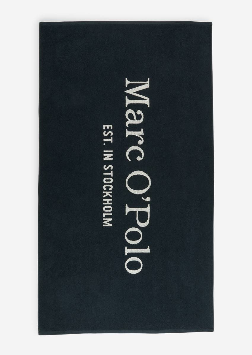 Statement bath towel made from pure organic cotton