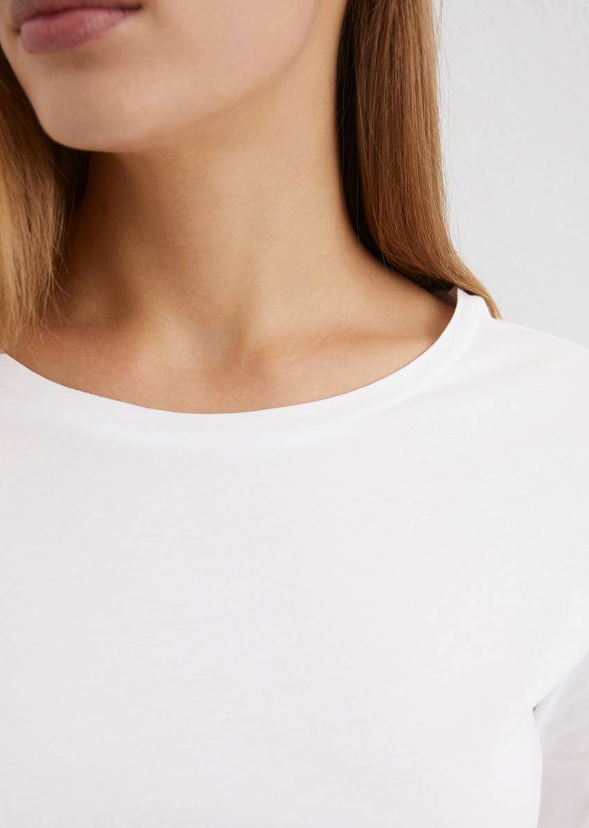 Longsleeve regular in organic cotton fabric