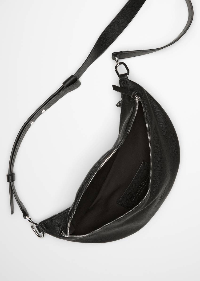 Fanny pack made from grained cowhide