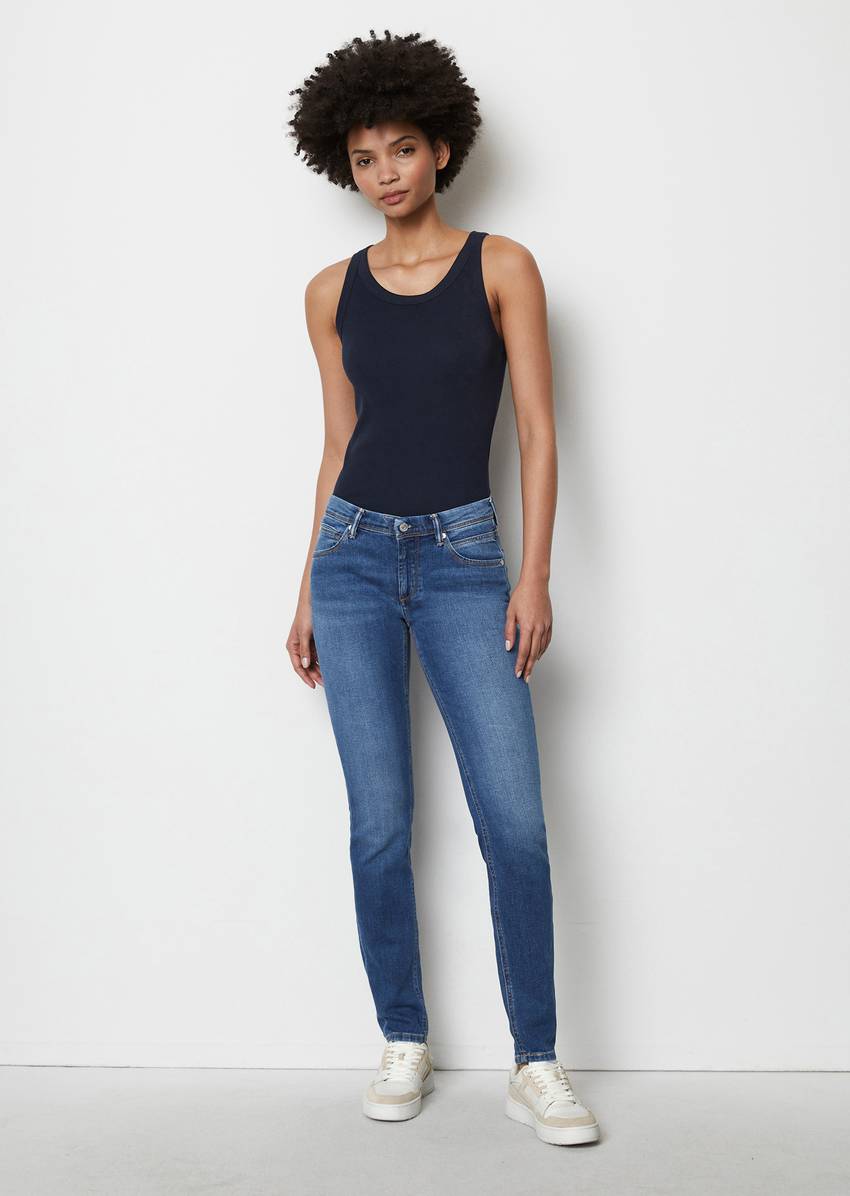 Jeans model Alva slim made from stretchy organic cotton mix