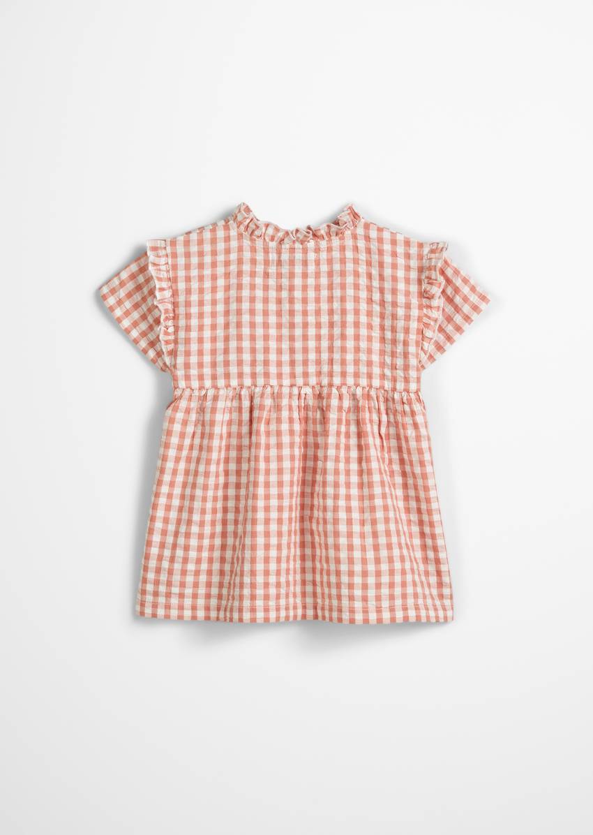 KIDS-GIRLS tunic blouse with frill details