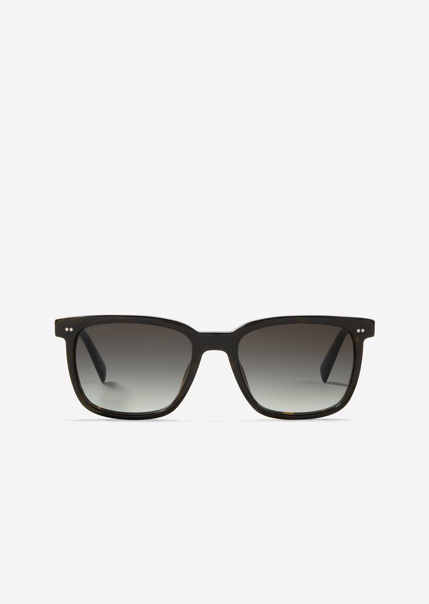 Men's sunglasses made from organic acetate