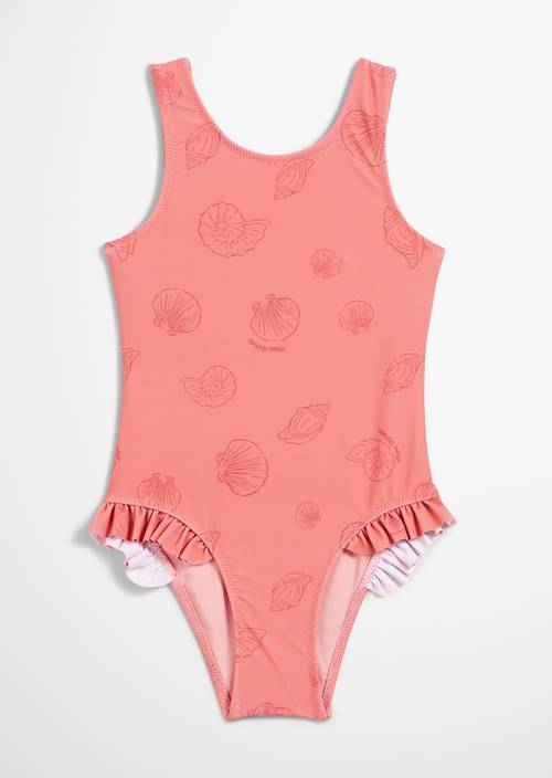 KIDS-GIRLS swimsuit with frill details