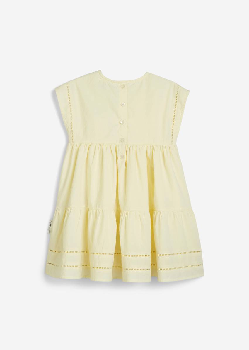 KIDS-GIRLS dress with wide flounces