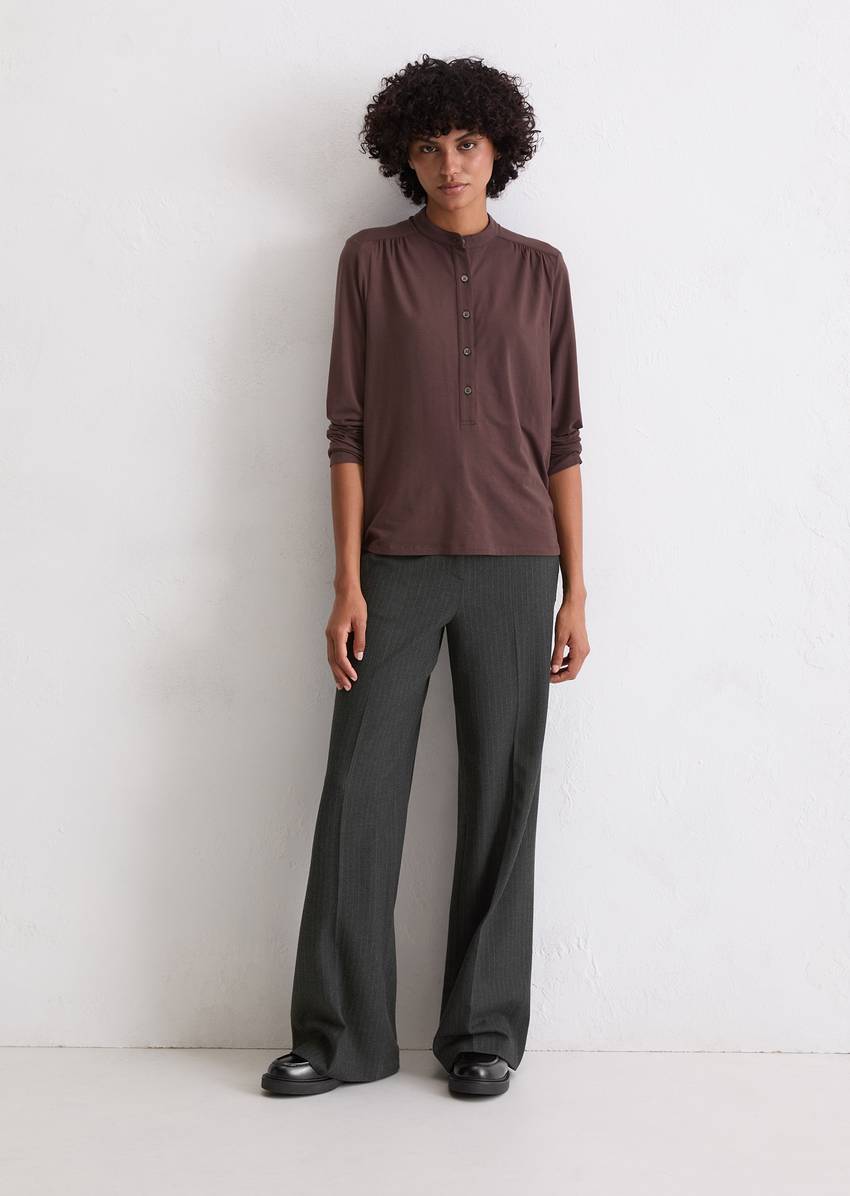 Relaxed jersey blouse with TENCEL™ Modal