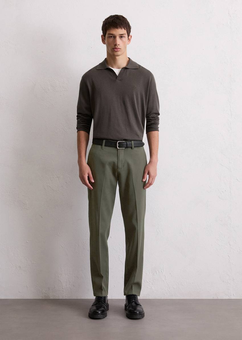 Chino model Osby tapered made from an organic cotton blend with TENCEL™Lyocell