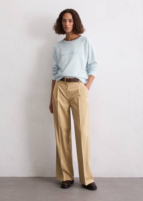 Logo sweatshirt relaxed made from organic cotton