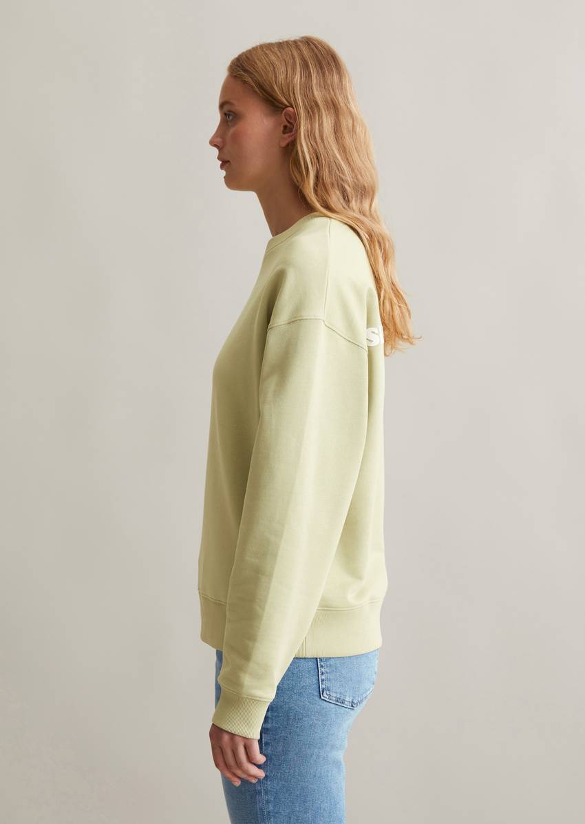 Oversize sweatshirt made from soft French terry