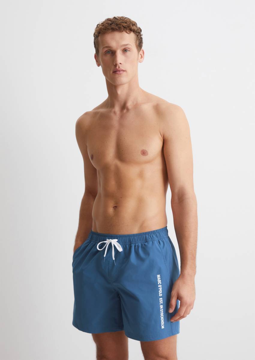 Swimming shorts made from recycled material