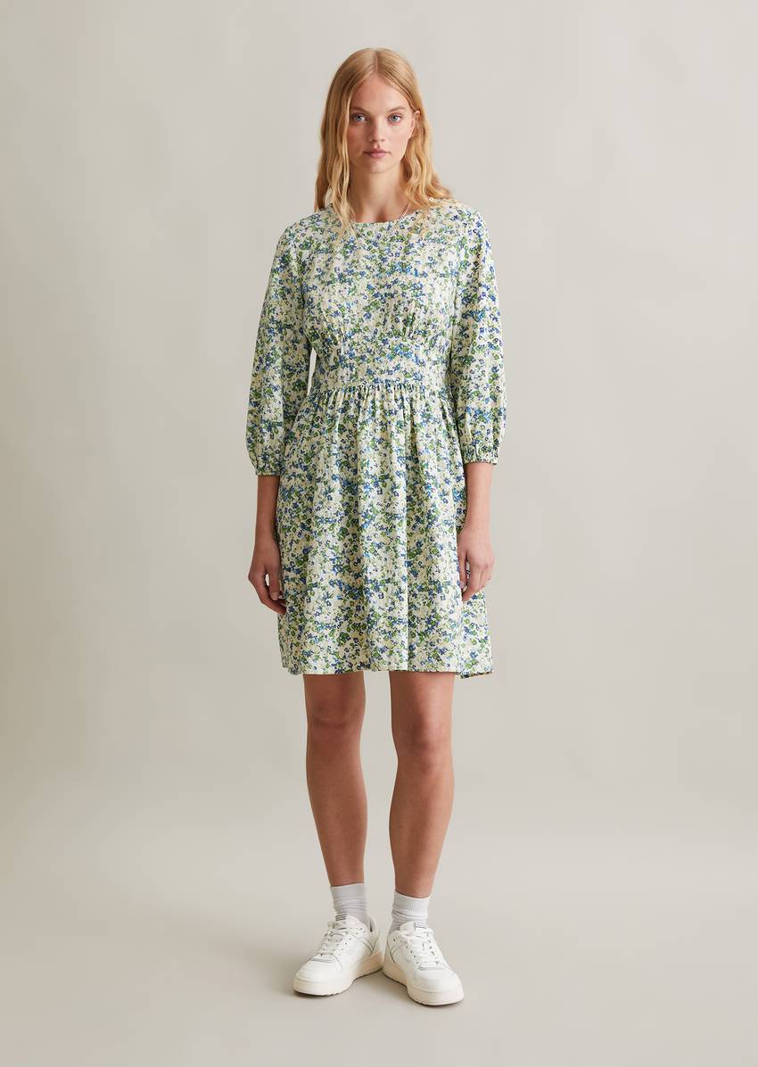 Print dress regular made from LENZING™ ECOVERO™ mix