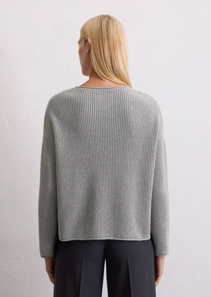 DfC knitted sweater oversize made from heavyweight organic cotton