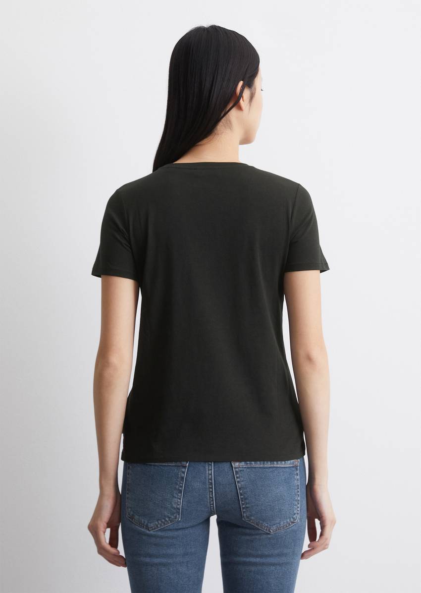 Round neck T-shirt, regular fit made from organic cotton singe jersey