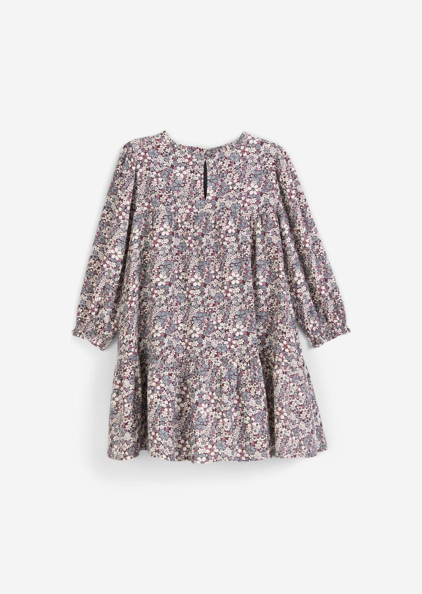 KIDS-GIRLS dress with a delicate floral print