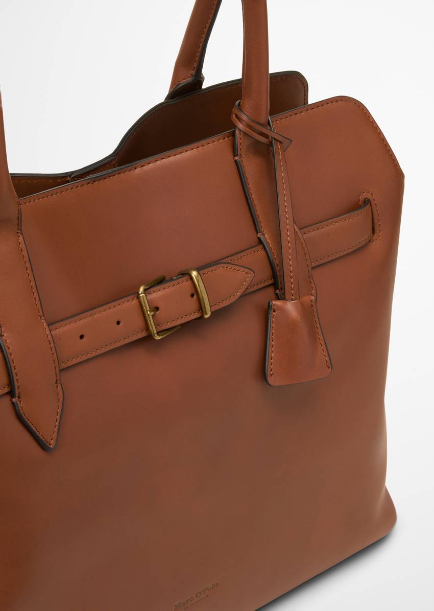 Shopper large made from fine cowhide