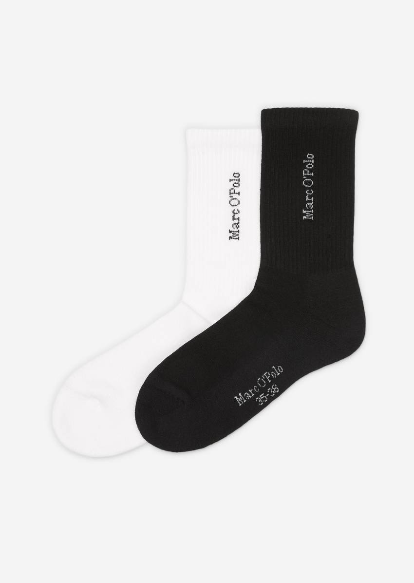Sporty ribbed socks In a four pack
