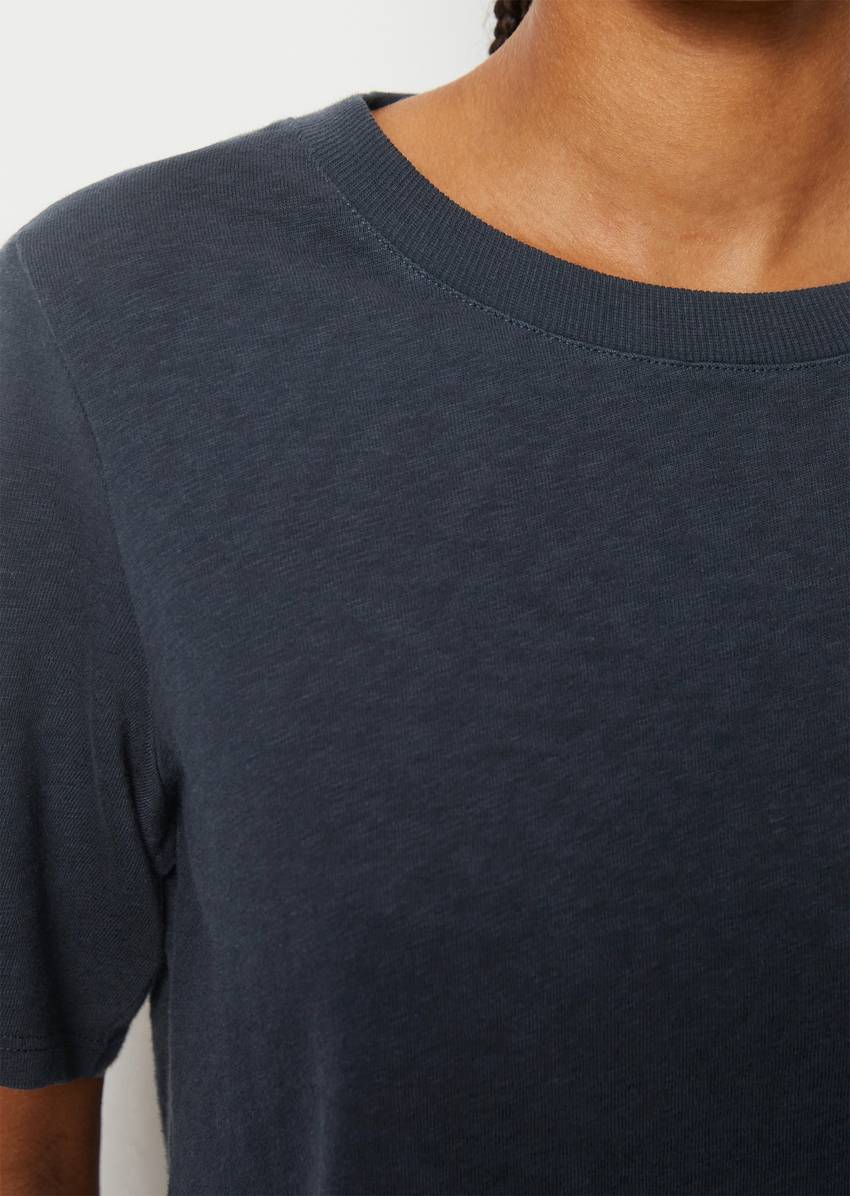 Loose slub jersey T-shirt made of soft organic cotton