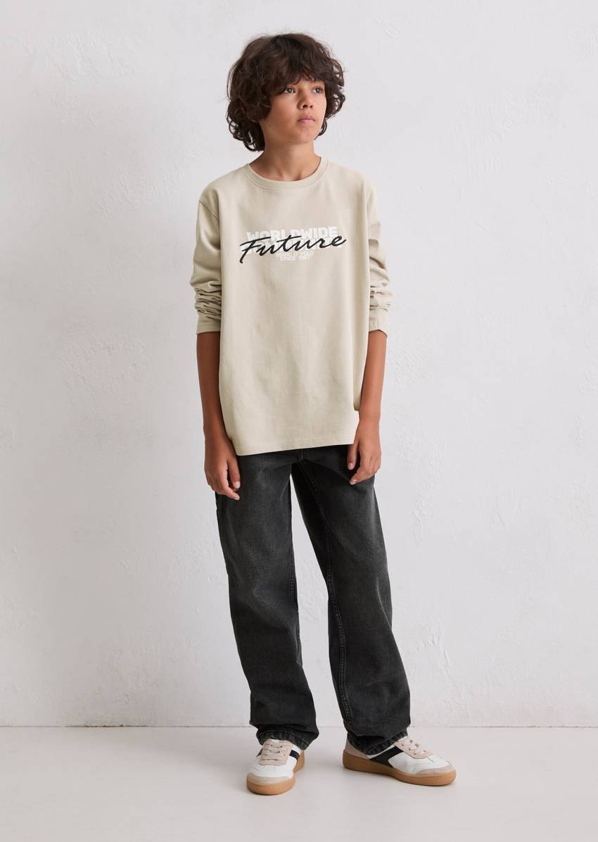 TEENS-BOYS longsleeve made from pure organic cotton