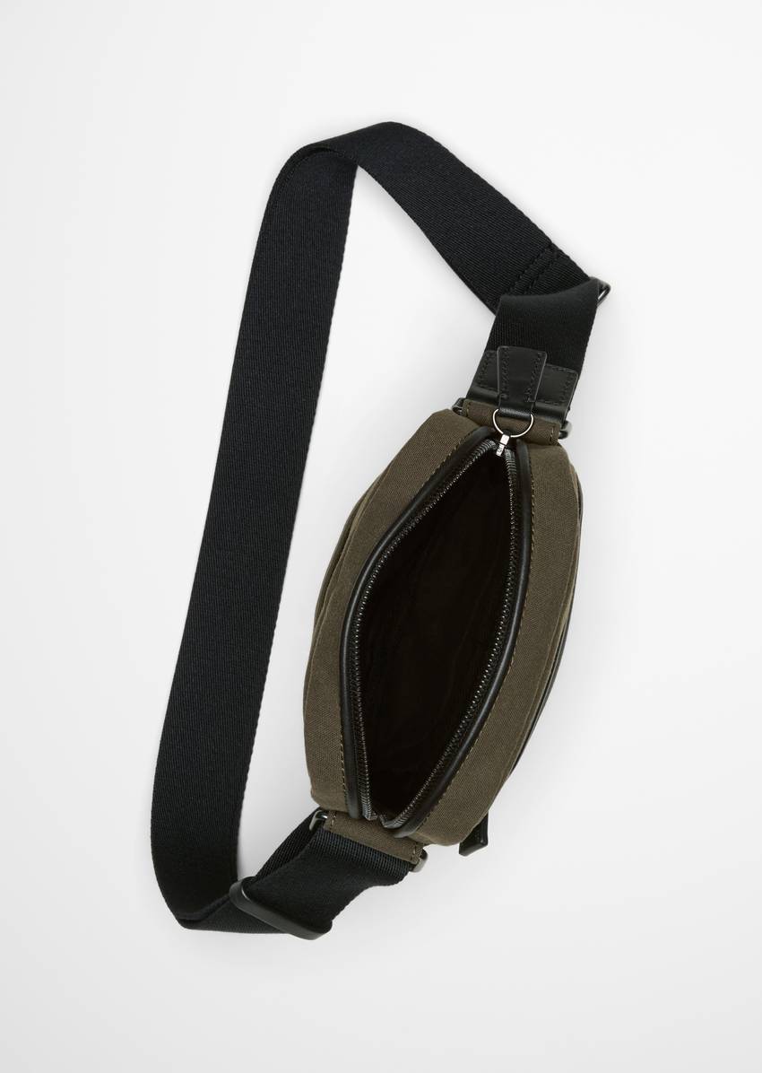 Crossbody bag small made from recycled polyester