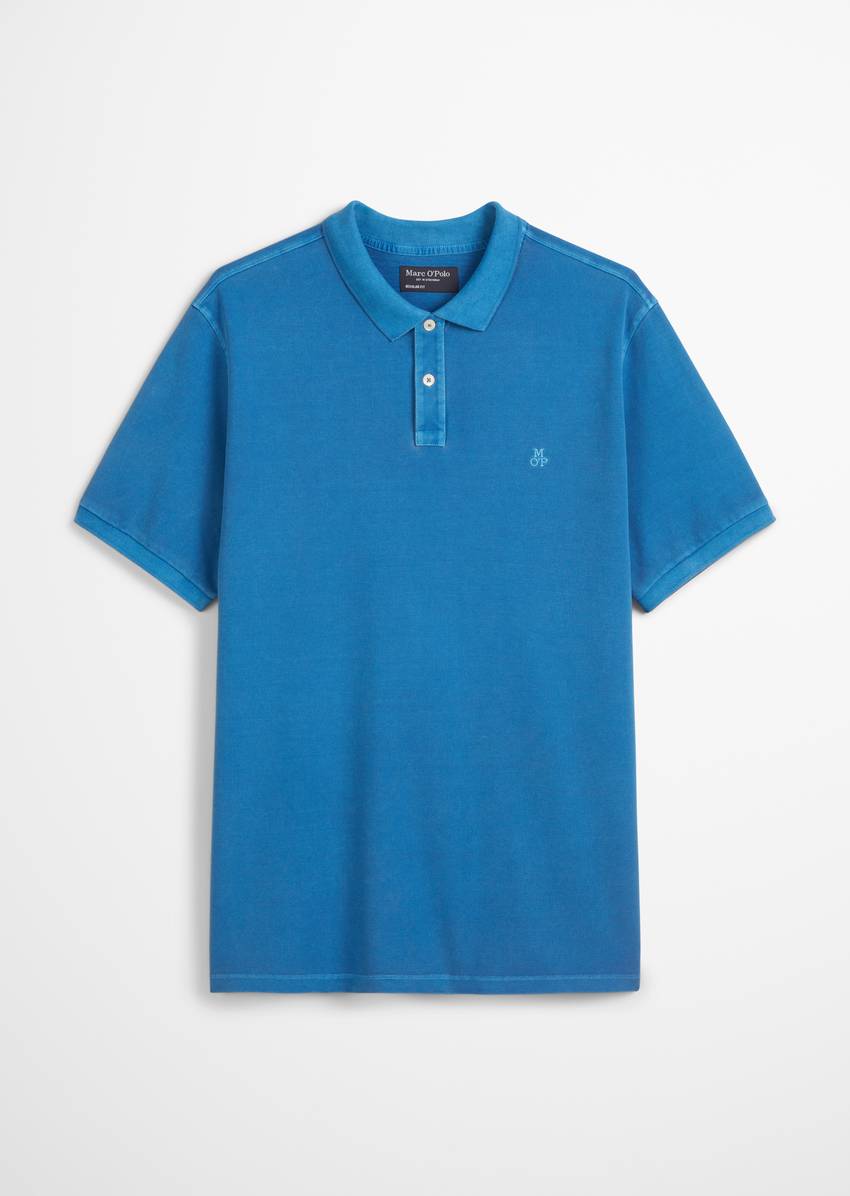 Piqué regular polo shirt made from organic cotton