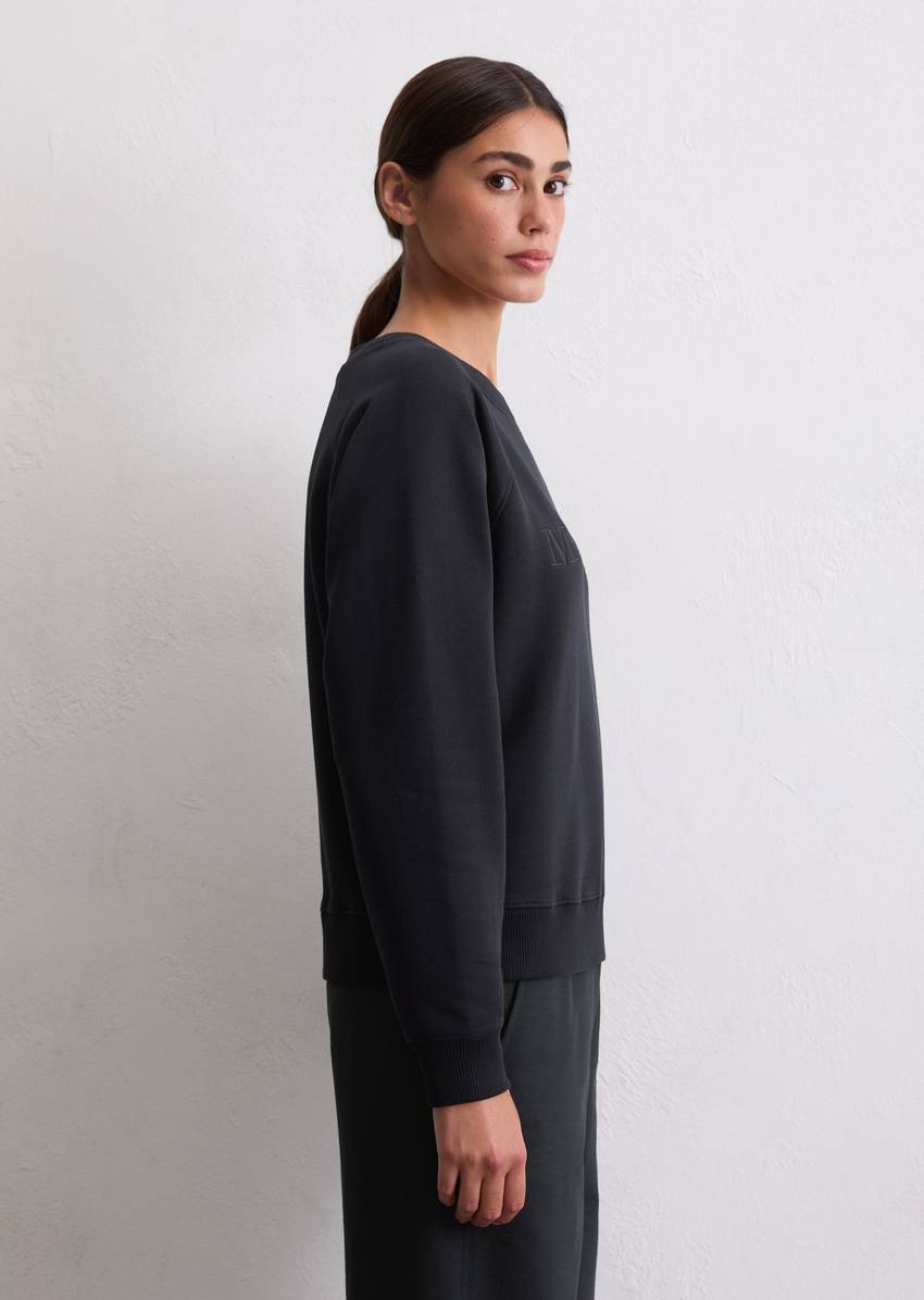 Logo sweatshirt relaxed made from organic cotton